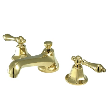 KS4462AL 8 Widespread Bathroom Faucet, Polished Brass